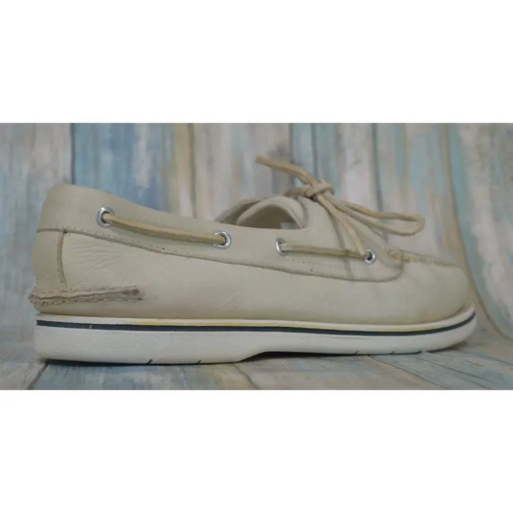 Florsheim Men's Leather Boat Shoes Size 11 Sneaker Moccasins